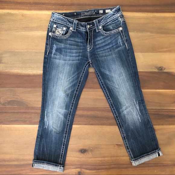 Miss Me Easy Capri JE8005EP Lace and Sequin 27 - Picture 2 of 11